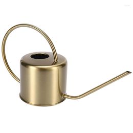 Bowls Watering Can Golden Garden Stainless Steel 1300Ml Small Water Bottle Easy To Use Handle Perfect For Plants Flower