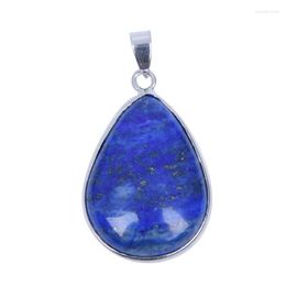 Pendant Necklaces Lapis Lazuli Gem Necklace 1.42x1.02"