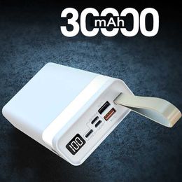 Power Bank 30000mAh Fast Charging Powerbank Portable External Battery Charger for iPhone 11 12 pro X Xiaomi Mobile Phone Charger L230712