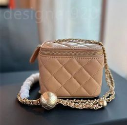 Gold Ball Chain Bag Mini Lipstick Bag Sling Bag Zipper Handbag Shoulder Handbag Designer Luxury Mini Messenger Bag Lambskin Bag Women Fashion designer bag mini