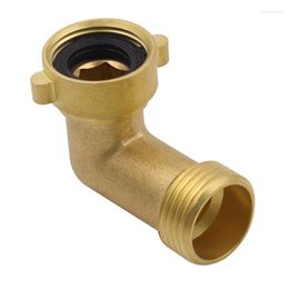 All Terrain Wheels Garden Hose Elbow 90 Degree Solid Brass Quick Swivel Adapter Irrigation Extension For Home Supply M76E