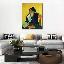 Countryside Landscape Canvas Art L Arlesienne Portrait of Madame Ginoux Vincent Van Gogh Painting Impressionist Home Decor