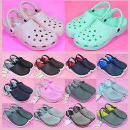 2023 Designer mens womens Sandals royal blue army green Bone white light gray pink Bare powder Electro-optic powder roseo Outdoor Beach Shoes Slippers