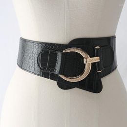 Belts Fashion Elastic Wide Belt For Women High Quality Designer Waist Strap Female Dress Coat Sweater Decorative Waistband Girdle