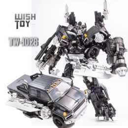 Transformation toys Robots BAIWEI Transformation TW1026 TW1026 Ironhide Weaponeer KO SS14 SS14 Weapon Expert Truck Action Figure Robot Toys 230712
