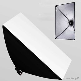 Flash Diffusers Photography 50X70cm Softbox Professional Continuous Light System Soft Box Equipment Bulbs E27 Base For Photo Studio Shooting R230712