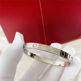 Designer luxury love bracelets jewelry Bracelets For Man women fashion Bangle 6mm titanium steel bracelet designer jewelry gifts Bracelets