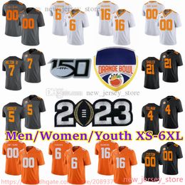 2023 Custom S-6XL NCAA Tennessee Volunteers Football Jersey 20 Jaylen Wright 2 Dont'e Thornton 8 Nico Iamaleava 88 Princeton Fant 87 Jacob Warre 75 Jerome Carvin 6 Young