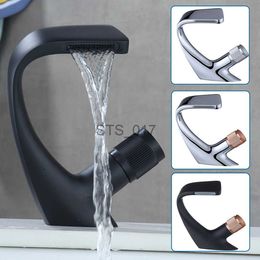 Kitchen Faucets Black Faucet Bathroom Sink Faucets Hot Cold Water Mixer Crane Deck Mounted Single Hole Bath Tap Chrome Finished MP-08 x0712