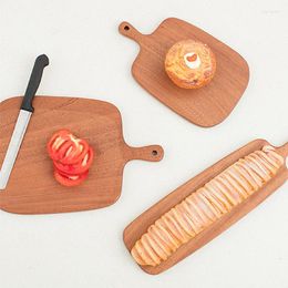 Plates Wooden Breadboard Plate Chopping Board Tray To Place Pizza Vegetables Fruits Cakes Candies Cookies Kitchen Tableware