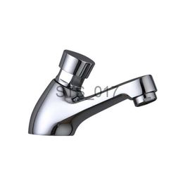 Kitchen Faucets Bathroom Basin Faucet Washbasin Faucet Manual Press Faucet Automatic Switch Faucet Save Water Cold Water Toilet Faucet x0712