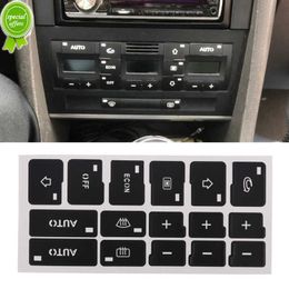 Car AC Climate Control Button Repair Stickers Auto AC Panel Button Repair Decal Decor for Audi A4 B6 B7 2000 2001 2002 2003 2004