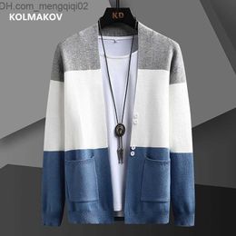 Men's Sweaters Autumn cardigan men's sweater fashion warm coat spring slim knit sweater men's wool Hoodie size M-3XL MY09 Z230712