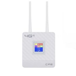 Routers CPE903 Lte Home 3G 4G 2 External Antennas Wifi Modem CPE Wireless Router with RJ45 Port and Sim Card Slot EU Plug 230712