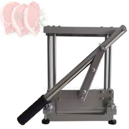 Household Manual Lamb Beef Slicer Frozen Meat Cutting Machine Vegetable Mutton Rolls Cutter Meat Slicer