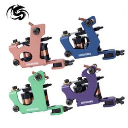 Tattoo Machine Professional Top Quality Dragonhawk Tattoo Machine Iron Fine Lining Wrap Coils Guns Tattoo Supply 230711