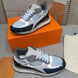 Run Away Sneaker denim shoe men running shoes Designer flowers Calf Leather sneakers Mesh Mixed Color Runner Trainer Unisex Tennis 39-46 06