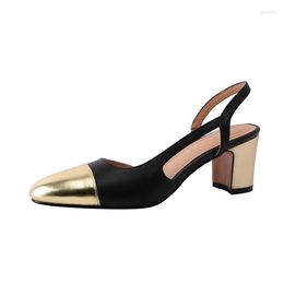 Dress Shoes Big Size Oversize Large Mixed Colours Thick Heel Pumps Women Simple And Elegant Fashion Trend Light Weight