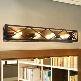 Wall Lamp Depuley Industrial 4-Light Lamps Metal Vintage Style Sconces Lights For Hallway Stairway Vanity Mirror 4xE26 Sockets