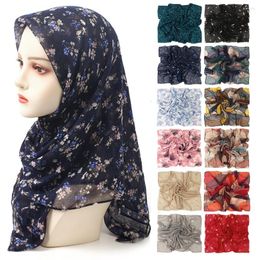 Scarves Print Polyester Shawl Scarf Lady Flower Soft Pashmina Stole Wrap Snood Bufandas Muslim Hijab Sjaal Hair Accessories For Women