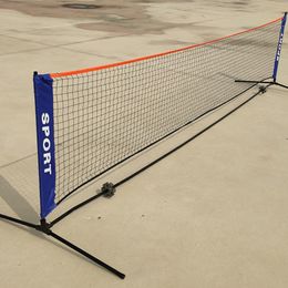 Badminton Sets Standard Professional Tennis Training Net Portable Badminton Outdoor Tennis Net for Mesh Volleyball Sports Without Frame 230712