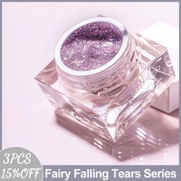 Nail Polish PERFECT Colour 9color/set Fairy Falling Tears Series Gel Nail Polish Fine Flash Sunset and Stars Nail Design Glitter Nail Polish 230711