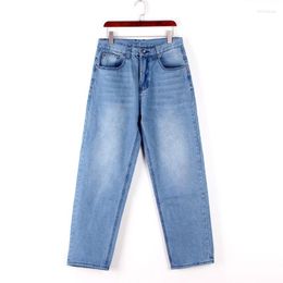 Men's Jeans 2023 Casual Large Size Men Plus Fertiliser To Increase The Individuality Fashion Hip-hop Loose 40 42 44 46