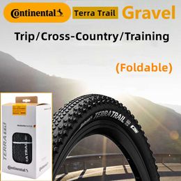 Bike Tyres Continental Terra Trail Folding Tyre 700x35/40/45C Road Gravel Bike Tyre Foldable Protection Clincher Tyre Tubeless Ready Tyre HKD230712