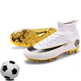 Safety Shoes Soccer Boots Indoor Turf Futsal Sneakers TF Long Spikes Men Cleats Original Football Sports for Women 230711