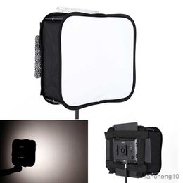 Flash Diffusers 23*23 Softbox Diffuser for YONGNUO YN600L II YN900 YN300 III IV YN160 III Led Video Light Panel Foldable Soft Philtre R230712