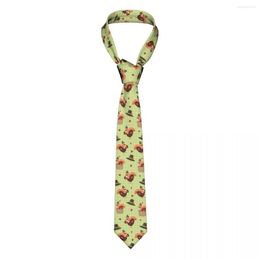 Bow Ties Mens Tie Classic Skinny Turkey Hat Basket Heart Neckties Narrow Collar Slim Casual Accessories Gift
