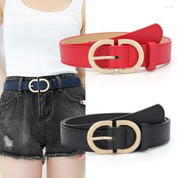 Belts Women PU Leather Black Wide Waistband Jeans Pants Clothing Accessories Female Fashion Belt Metal Buckle
