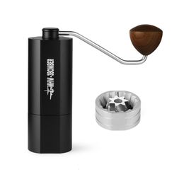 Manual Coffee Grinders MHW-3BOMBER 38mm manual coffee grinder with magnetic 7-core stainless steel burr 24 adjustable setting family Barista accessories 230711