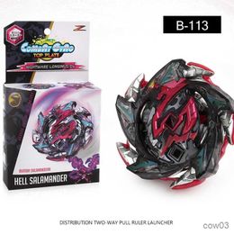 4D Beyblades B-X TOUPIE BURST BEYBLADE SPINNING TOP Purple Colour Booster Super Layer Hell With Two-Way Pull Ruler Launcher R230712