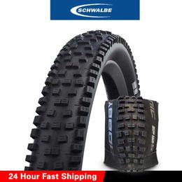 Bike Tyres Schwalbe NOOBY NIC Mountain Bike Tyre 27.5*2.35 (650B) Snakeskin EVO TLE Tubeless Black Fold Easy Mountain Bike Tyre HKD230712