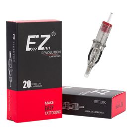 Tattoo Needles EZ Revolution Tattoo Cartridge #12 0.35 MM Curved Magnum RM Needle for Rotary Machine Grips Suppies 20 PCSBox 230711