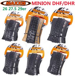 Bike Tyres MAXXIS MINION DHR/DHF Tubeless TR EXO Bike Tyre 26X2.2/2.35/2.4 27.5*2.4/29x2.2/2.35/2.5 AM/DH MTB Bicycle Tyre Fold Tyre 29er HKD230712