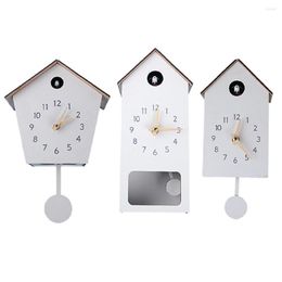 Wall Clocks Retro Cuckoo Clock Battery Powered For Home Decor Art Crafts Housewarming Gifts