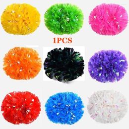 Decorative Flowers Plastic Handle Metallic Streamer Cheerleading Cheer Ball Dance Decorator Club Sport Supply