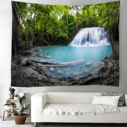 Tapestries Home Decor Room Decor Witchcraft Wall Hanging Tapestry Forest Waterfall Tapestry Wall Hanging