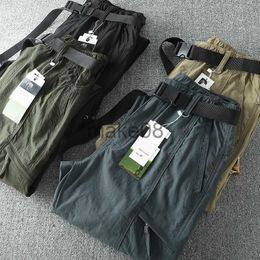 Men's Pants Outdoor Windproof Waterproof Men's Work Clothes Multi Pocket Straight Tube Pants Trekking Hunting Equipment Combat Trousers J230712