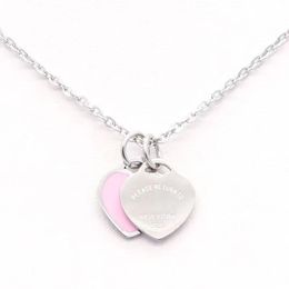 designer necklace tiff necklace gold necklace heart necklace luxury Jewellery designer necklace Rose Gold Valentine Day gift Jewellery withbox fast5690000