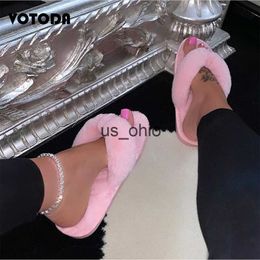 Slippers Winter Women Home Slippers Faux Fur Warm Slides Indoor Floor Plush Flip Flops Woman Soft Cotton Slippers Nonslip Flat Shoes J230712