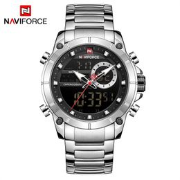 Relogio Masculino NAVIFORCE Top Brand Men Watches Fashion Luxury Quartz Watch Mens Military Chronograph Sports Wristwatch Clock