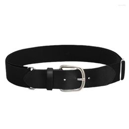 Belts Simple Adult Waist Belt With Adjustable Buckle Outdoor Sports Waistband Cloth For Male Show Slimming 57BD