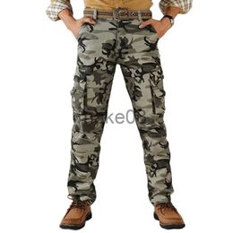 Men's Pants 2022 men's cargo pants cotton high quality camouflage Jogger Straight trousers men military camo Male army Cargo pants Autumn 38 J230712