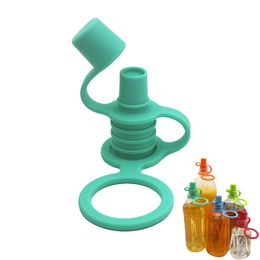 Baby Bottle Top Spout BPA Free Silicone Water Bottle Cap No-Spill Bottle Sippy Lid Replacement for Toddlers Kids Protects Kids Mouth