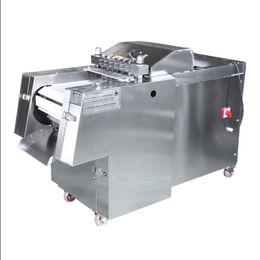 LINBOSS Automatic Meat Cutting Machine Commercial Flesh Cube Cutter Multifuctional Beef Pork Chicken Dicing Maker