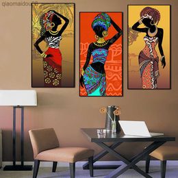 3 panel Abstract Women Painting Wall Art Pictures Figure Posters and Prints Cuadros For Living Room Home Decoration L230704