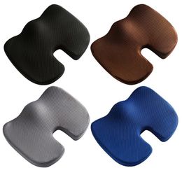 CushionDecorative Pillow Seat Cushion Office Chair Cushions Coccyx Orthopaedic Memory Foam U Massage Pad Car 230711